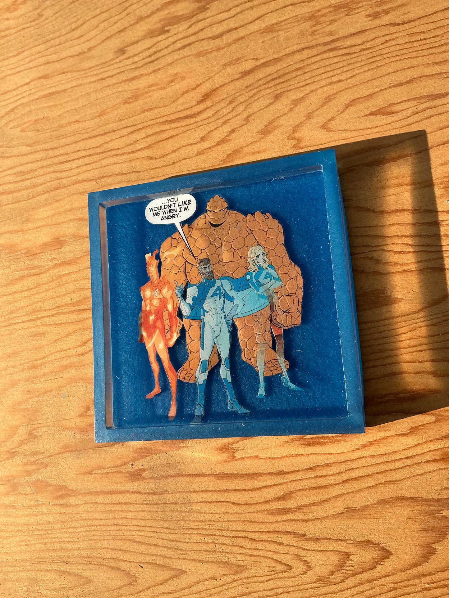 Fantastic Comic Book Resin Coaster