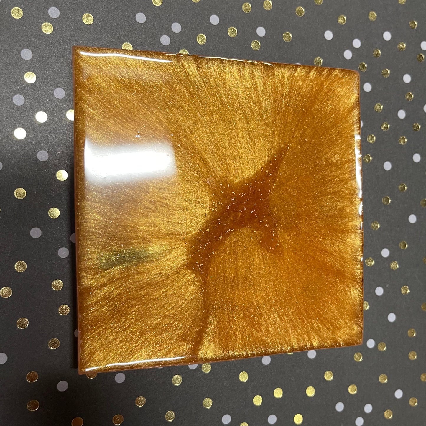 “Friends Forever” Manga Resin Coaster