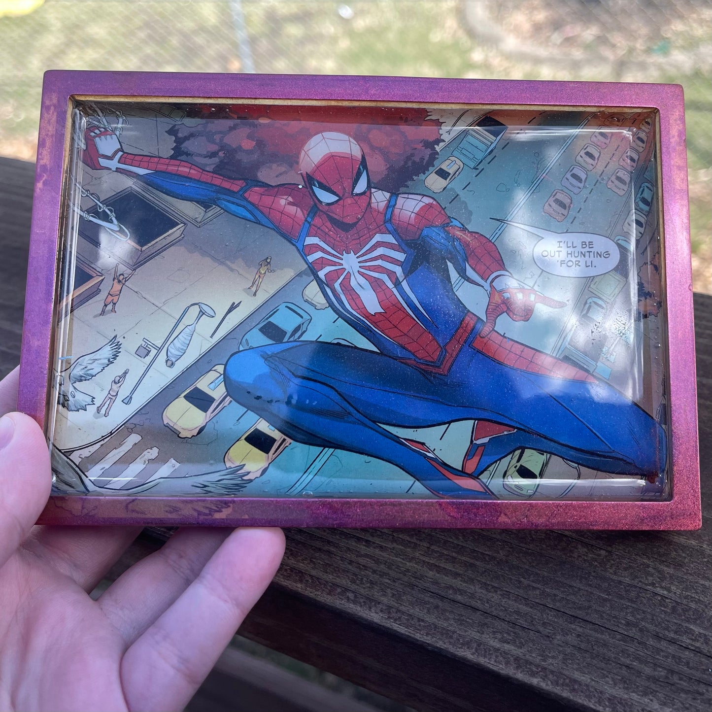 “Hunting” Comic Book Resin Tray