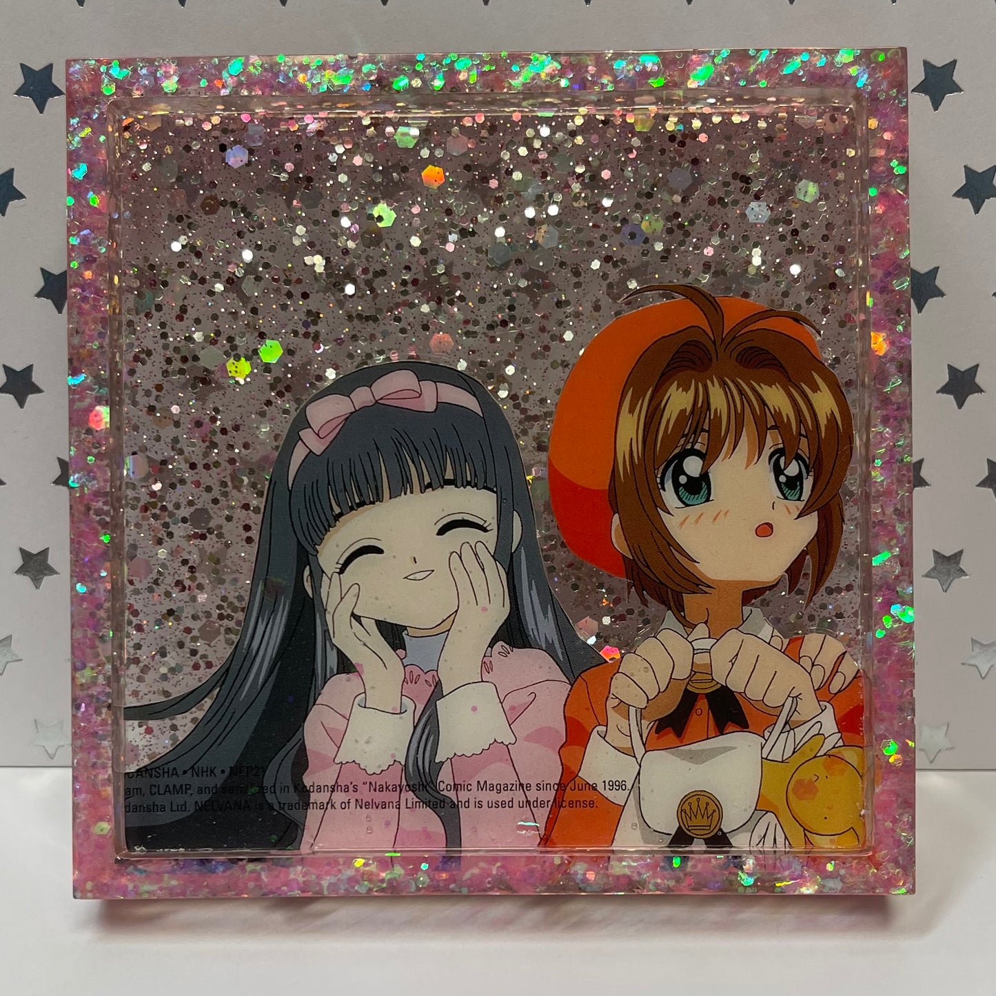 “Cherry Blossoms” Manga Resin Coaster