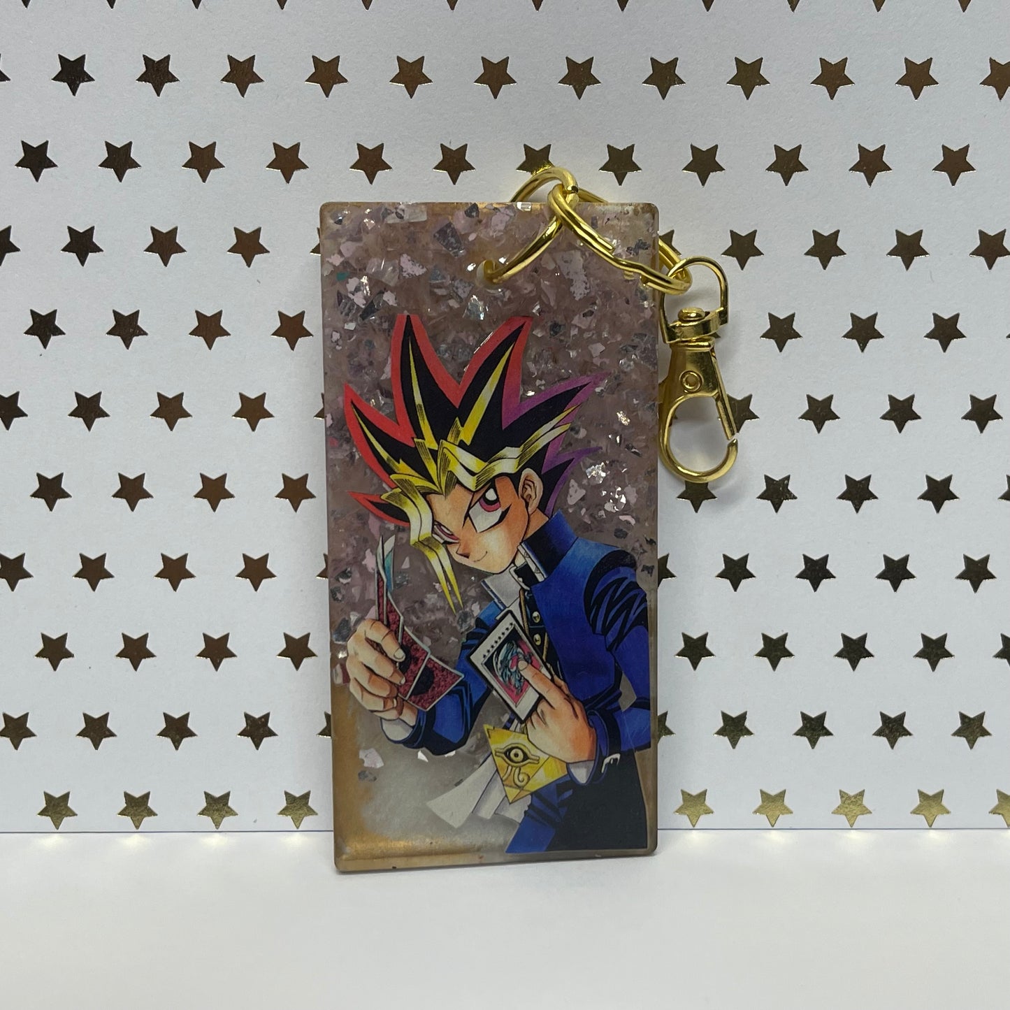 Card Monster Manga Resin Large Keychain