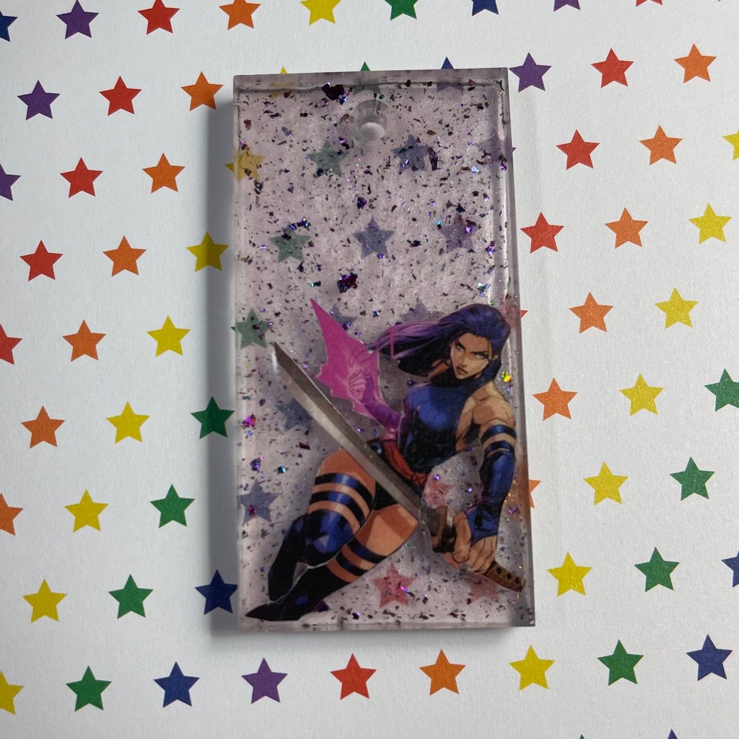 “Butterfly Mutant” Comic Book Resin Keychain