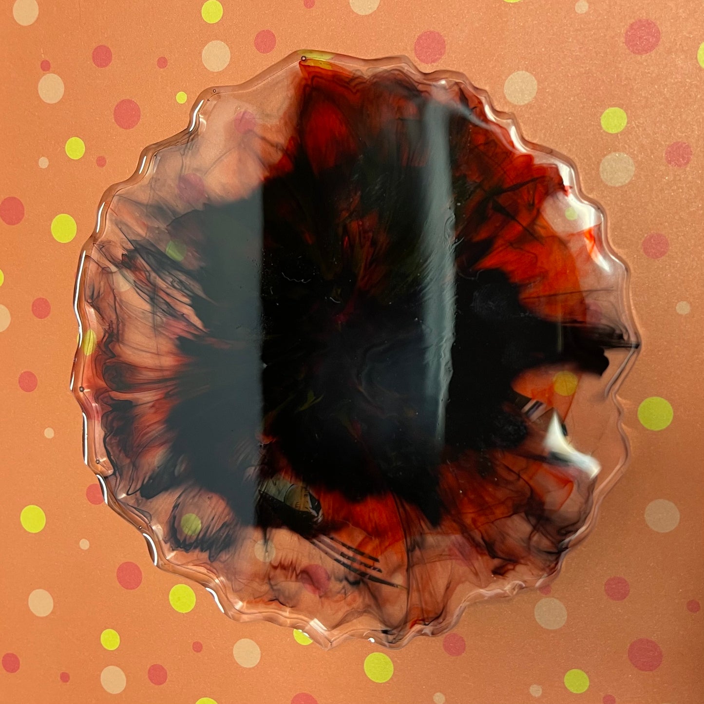 “Rage” Comic Book Resin Coaster