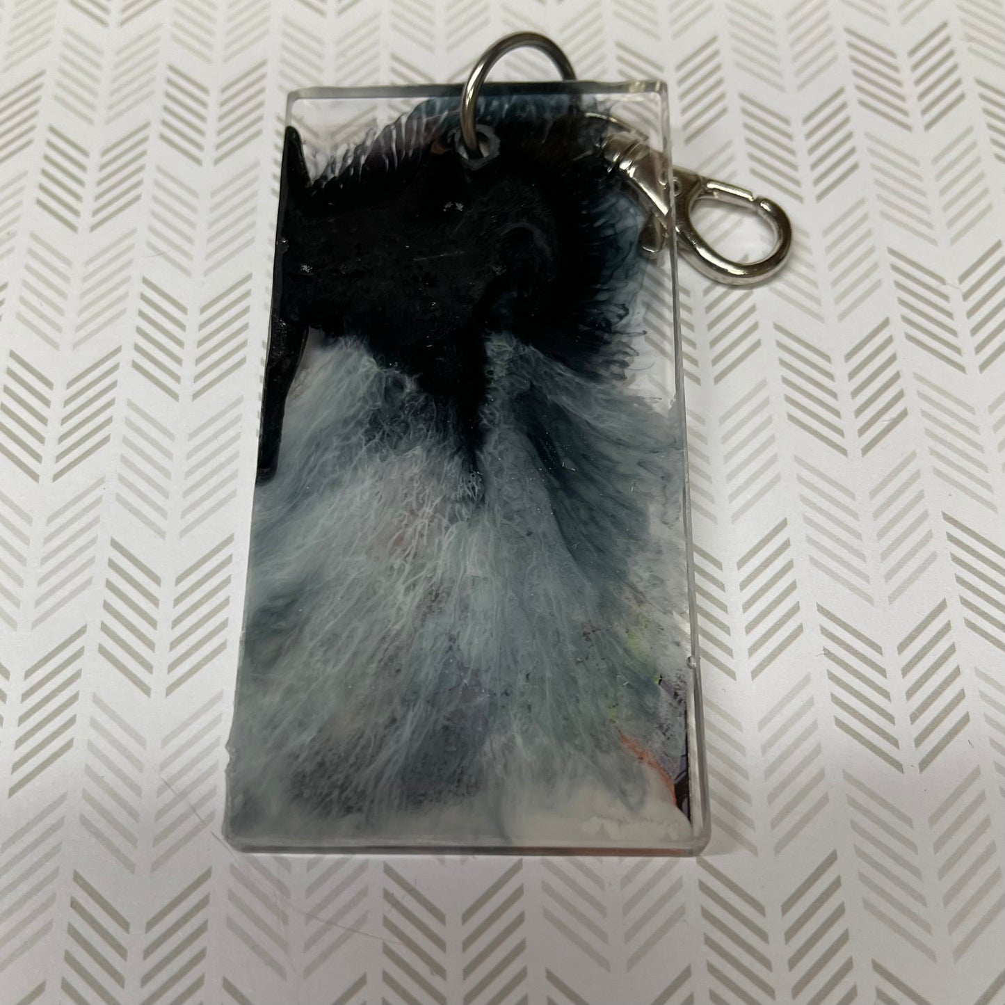 “Doomed” Comic Book Resin Large Keychain