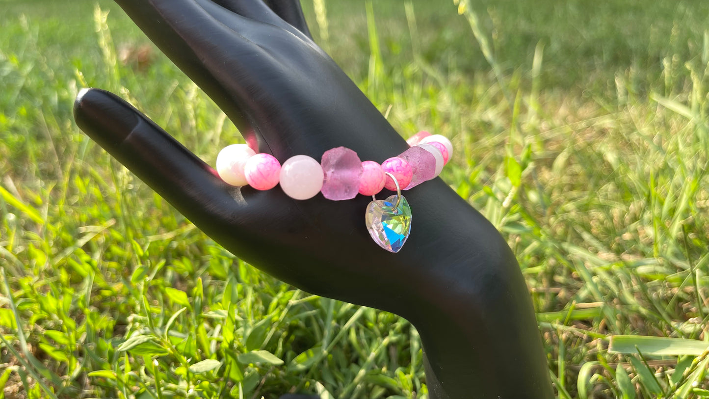 Rose Quartz Gift Of Love Bracelet