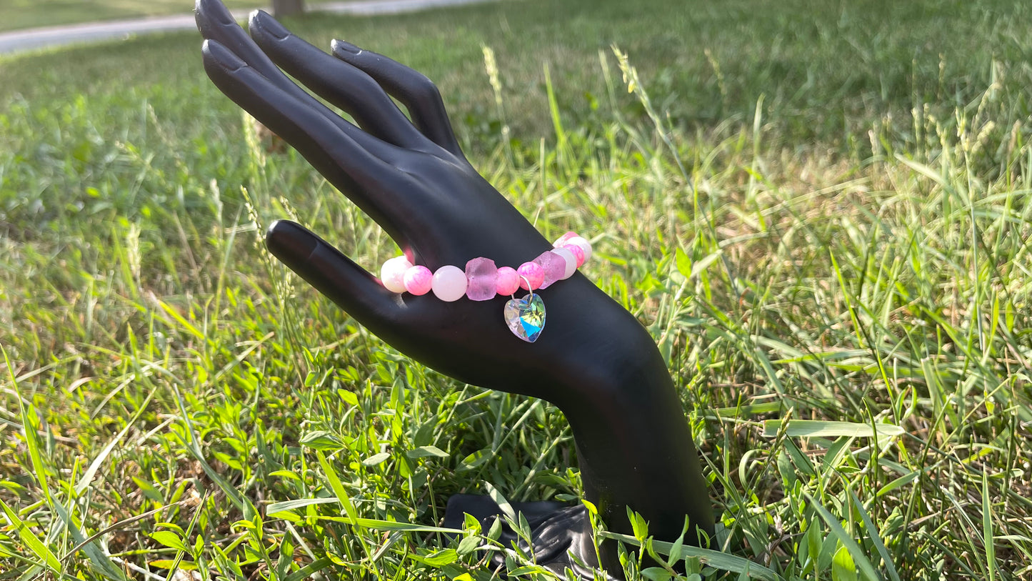 Rose Quartz Gift Of Love Bracelet