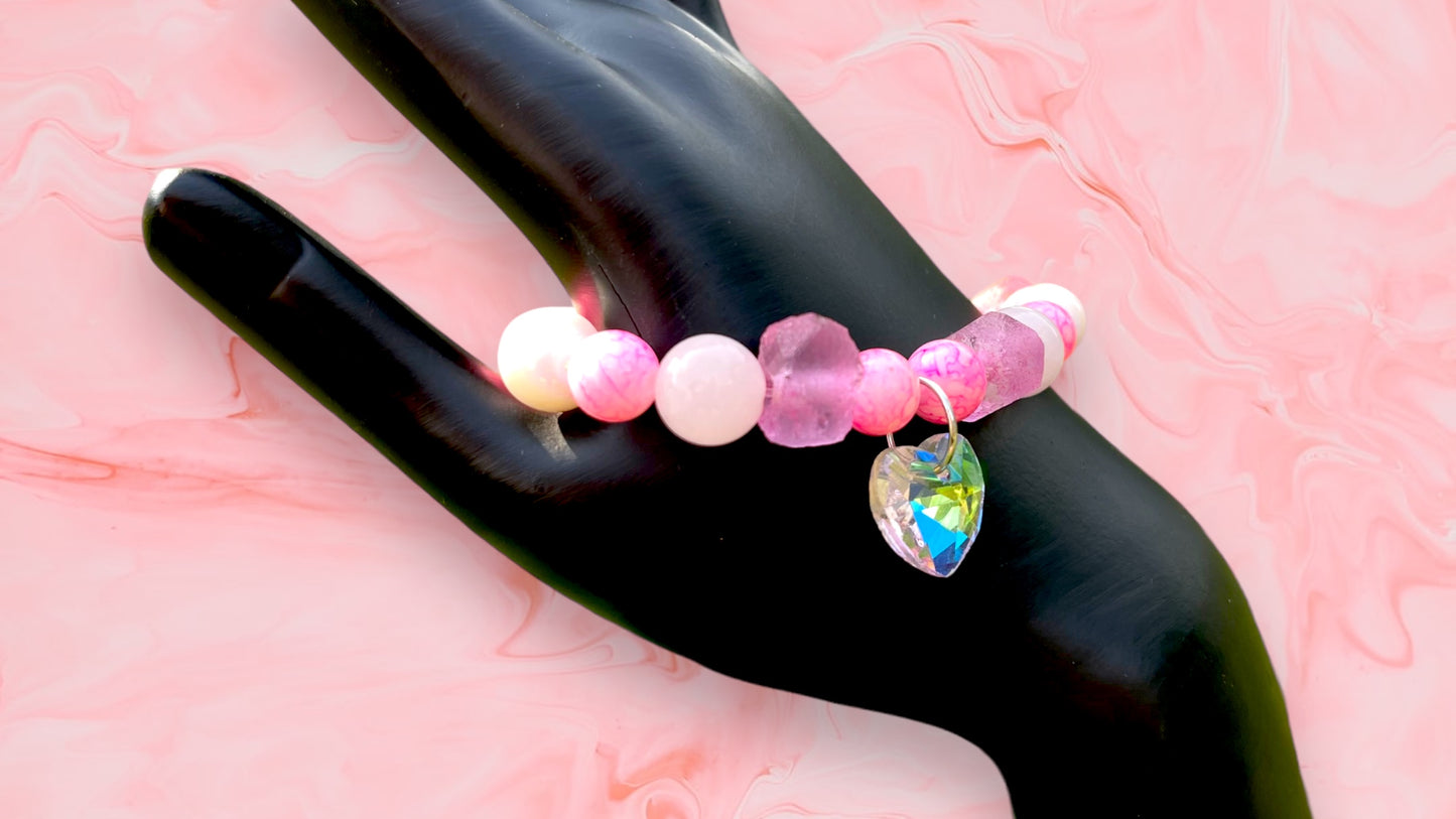 Rose Quartz Gift Of Love Bracelet