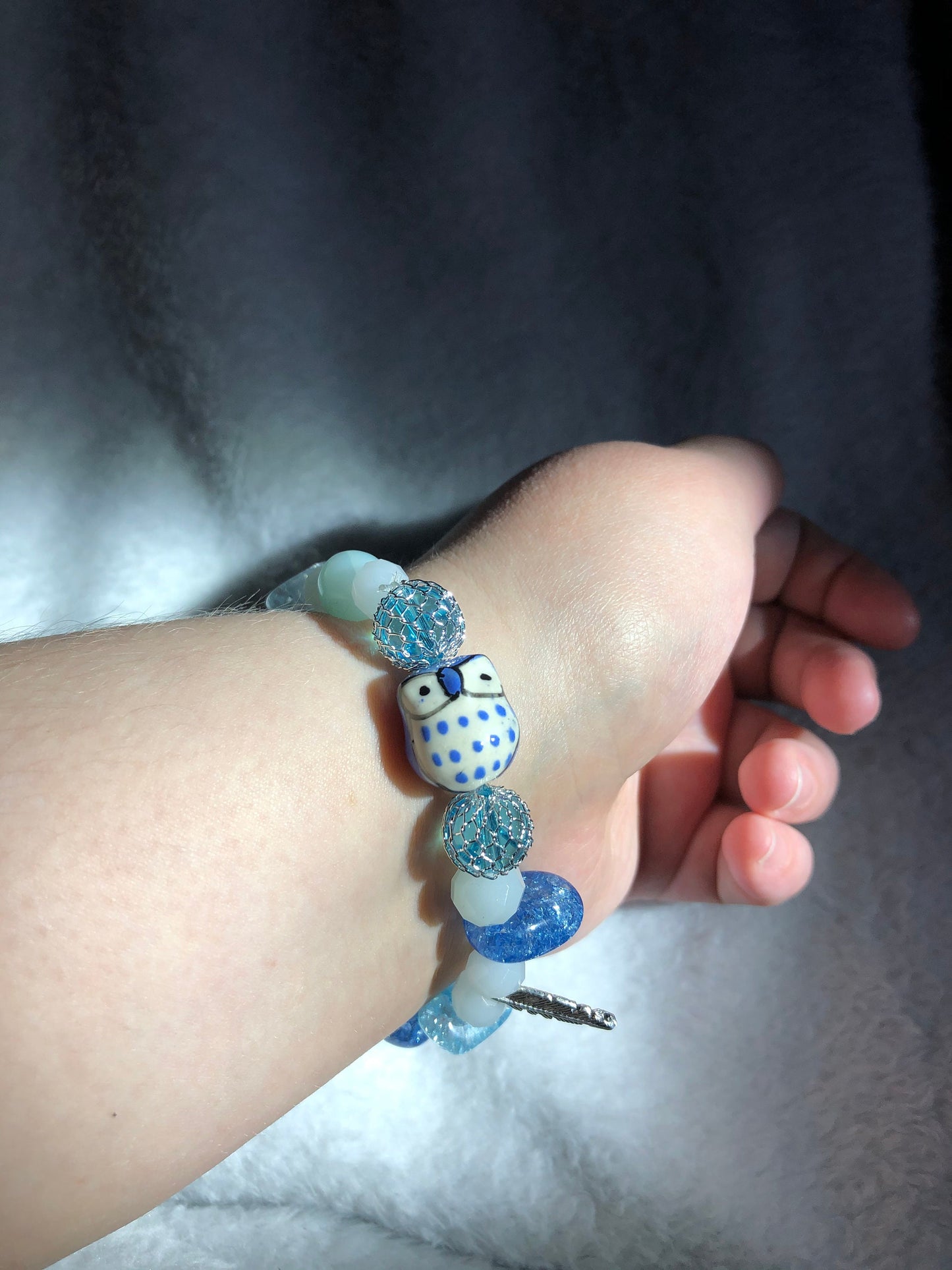 Azure Owl Sapphire Bracelet - Jay Collection