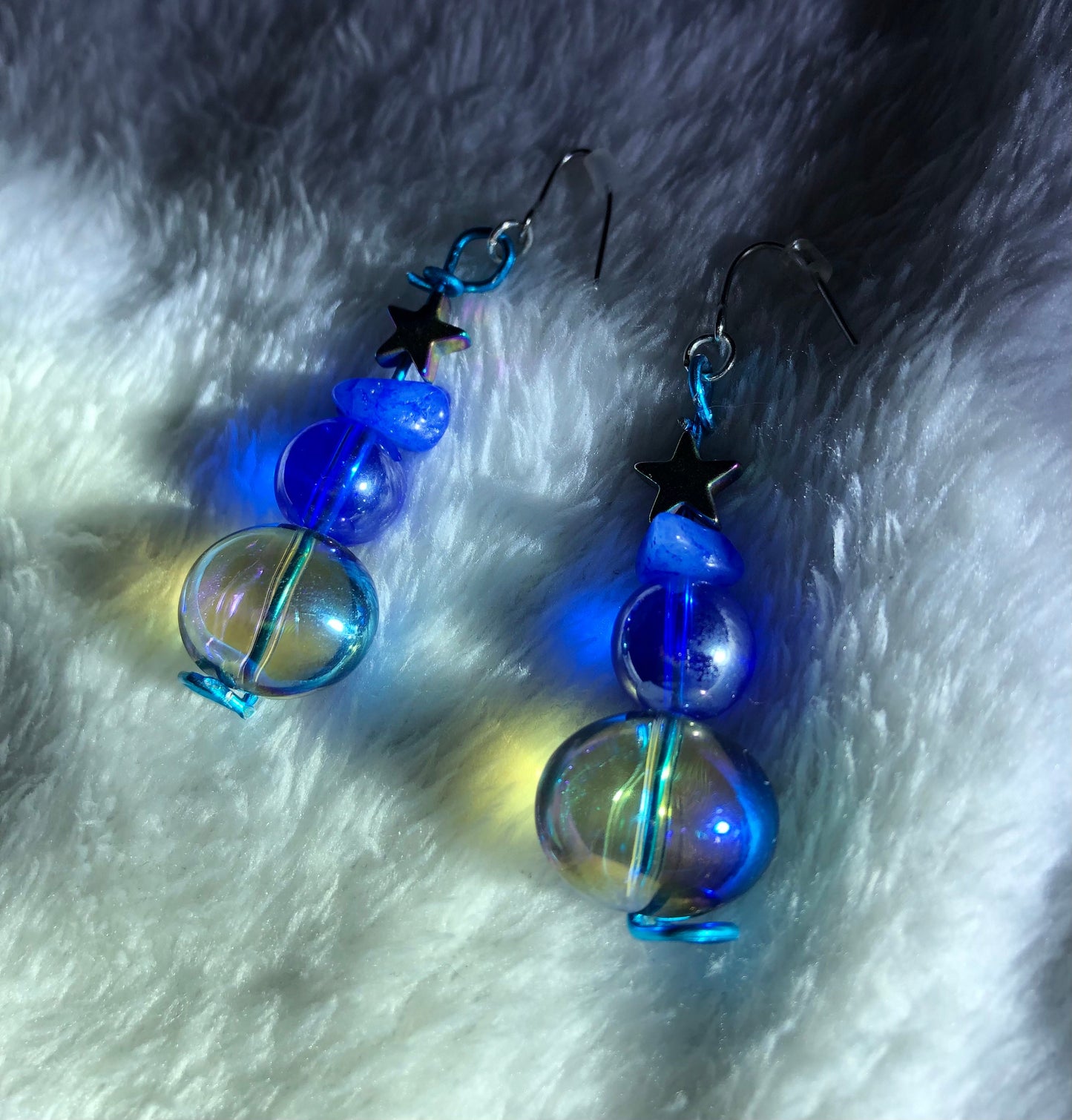 Celestial Star Drop Earrings
