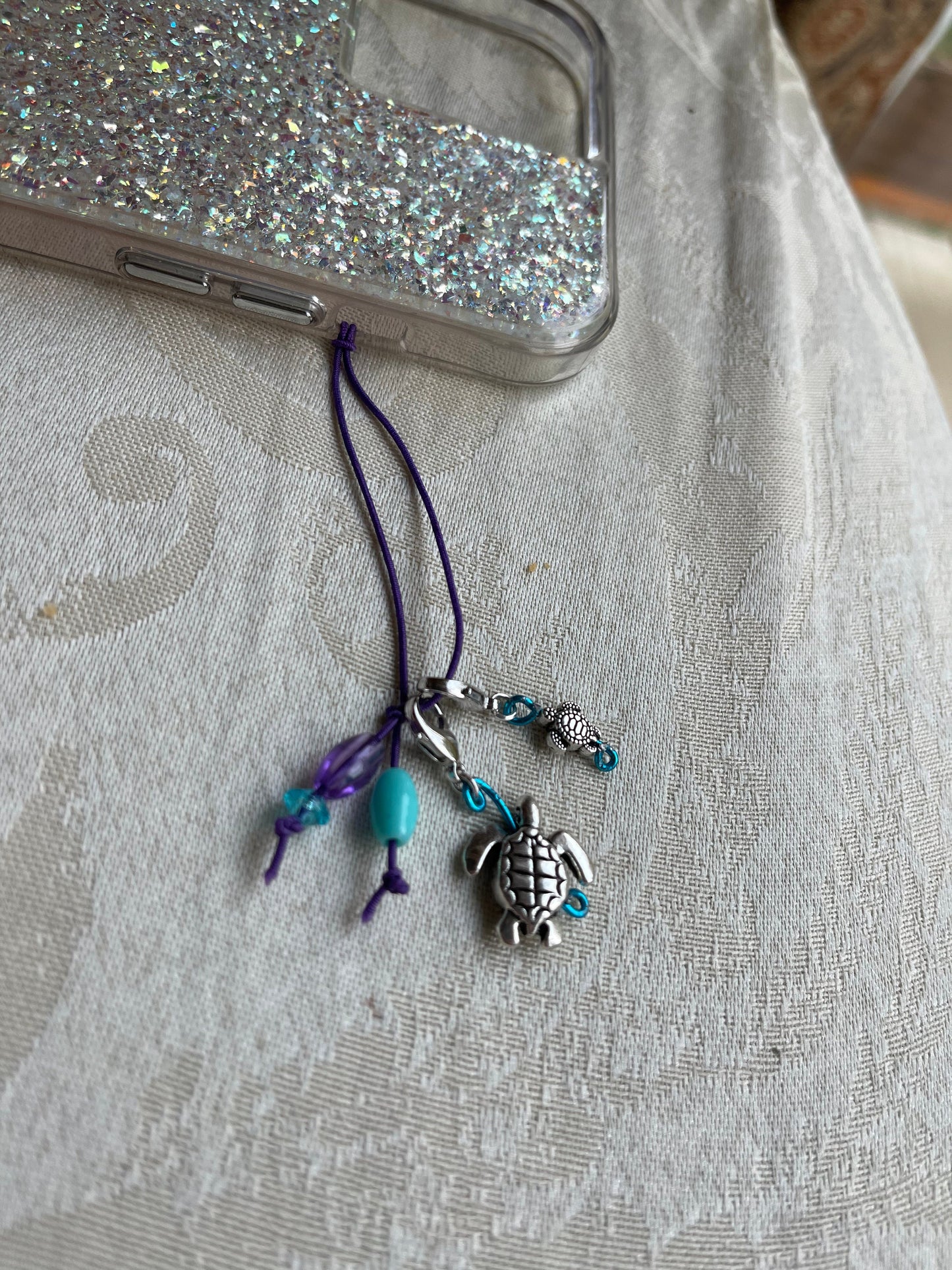 Ocean Sea Turtles Phone/Backpack Charm (Works On ANY Phone Case!)
