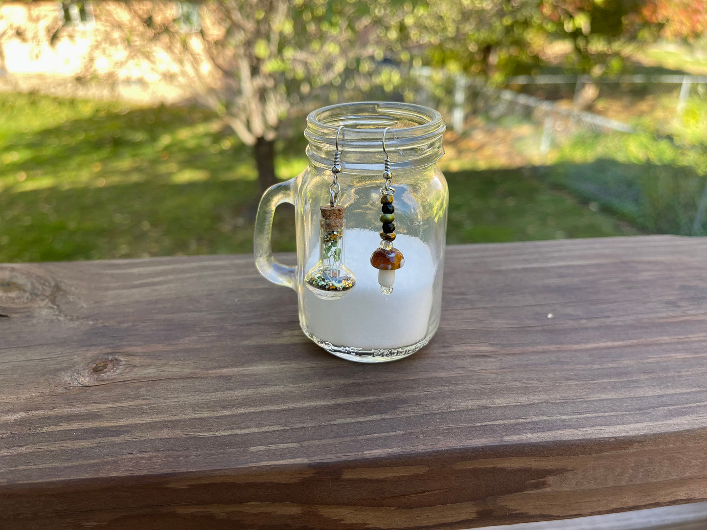 Mismatched Mushroom Witch’s Brew Earrings