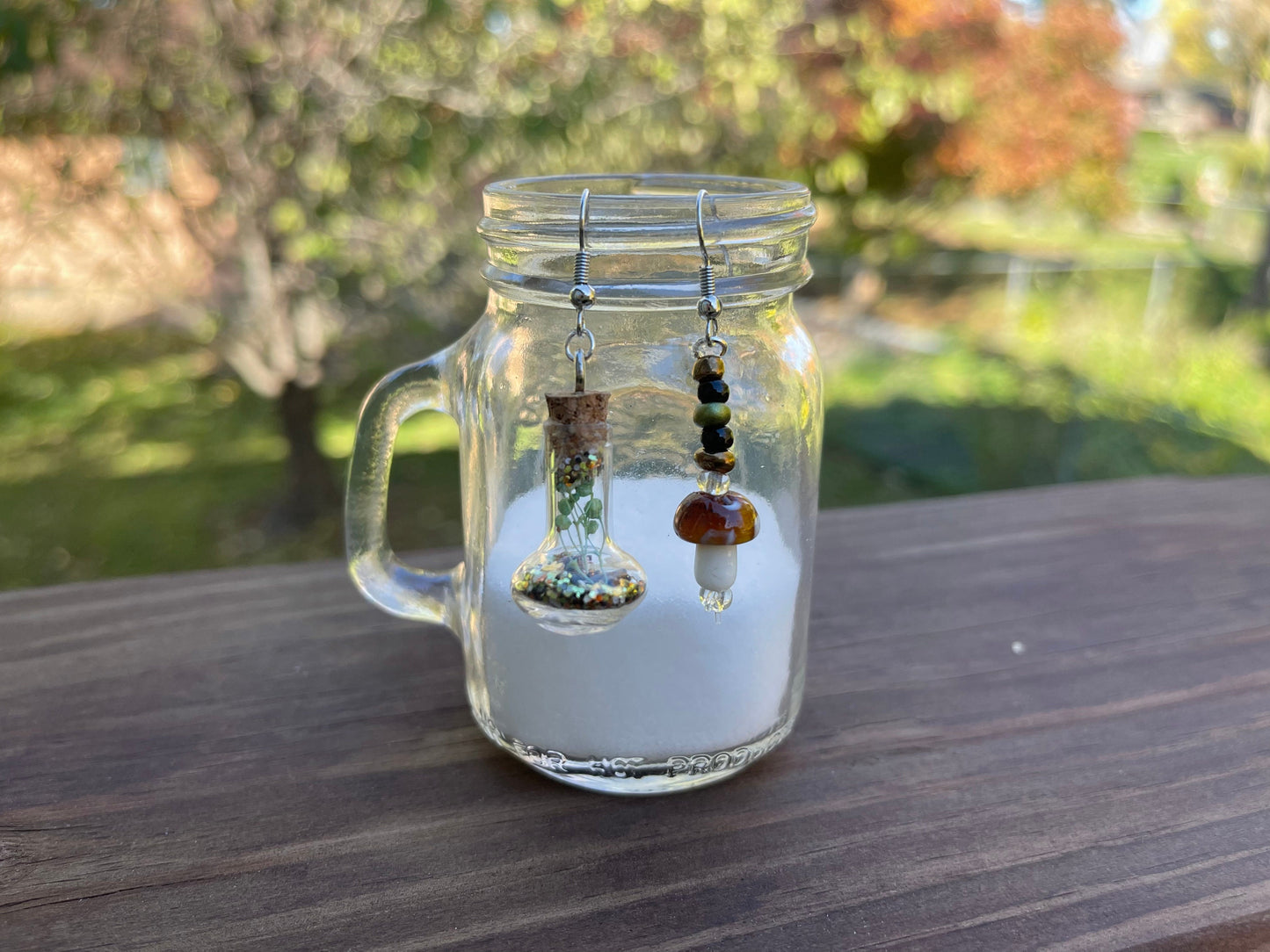 Mismatched Mushroom Witch’s Brew Earrings
