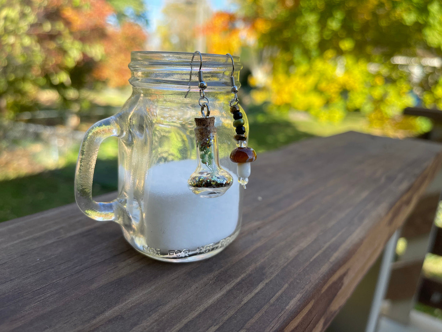 Mismatched Mushroom Witch’s Brew Earrings