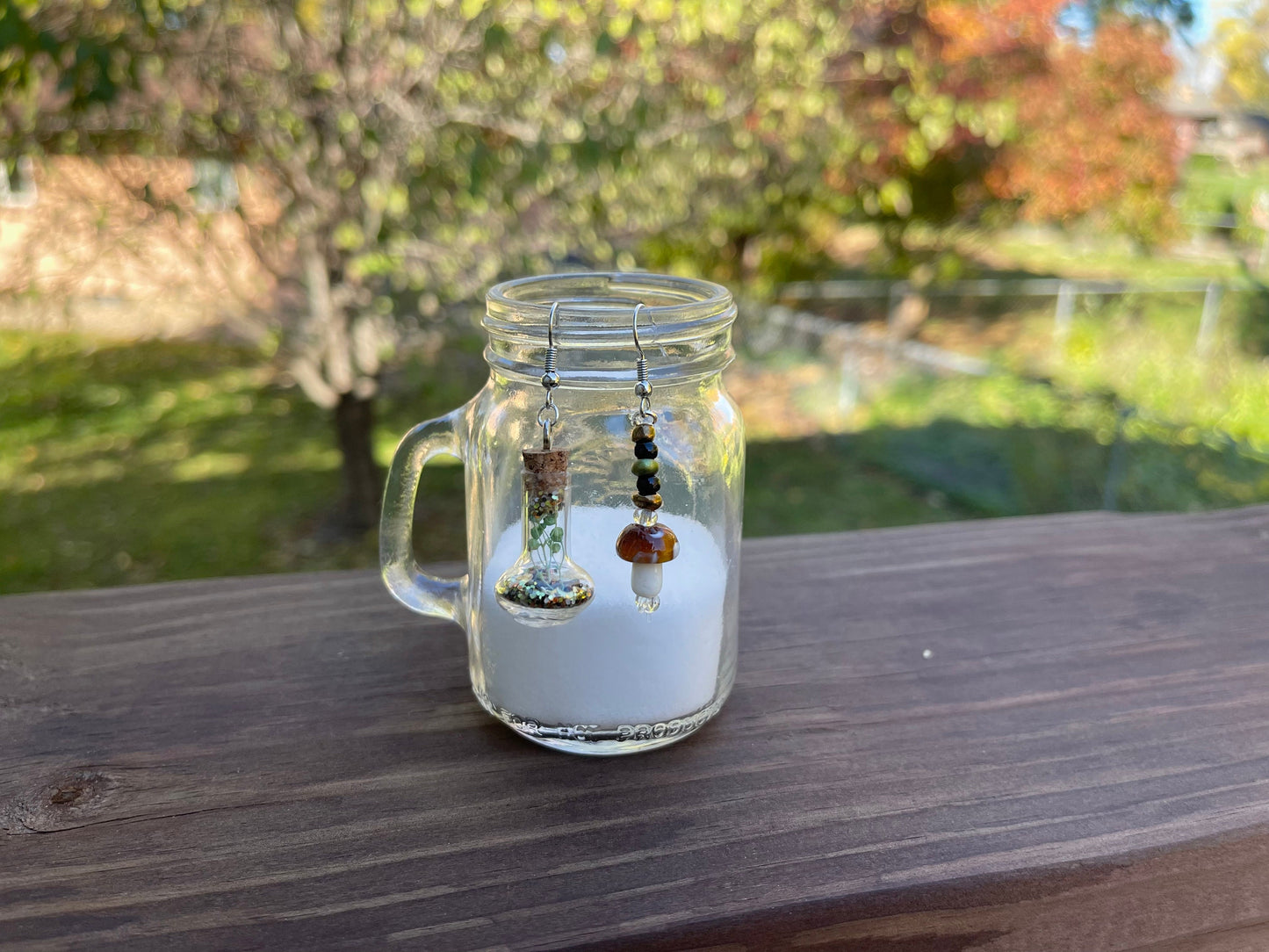 Mismatched Mushroom Witch’s Brew Earrings