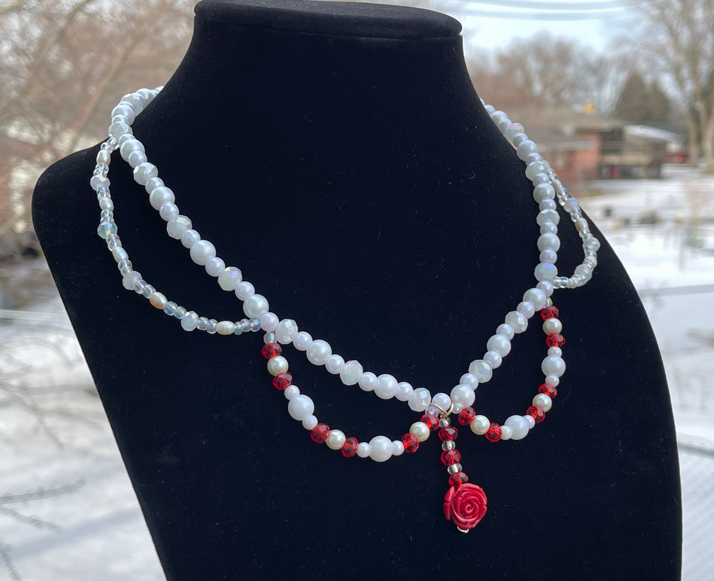 At The Manor - Martha Collection Beaded Necklace