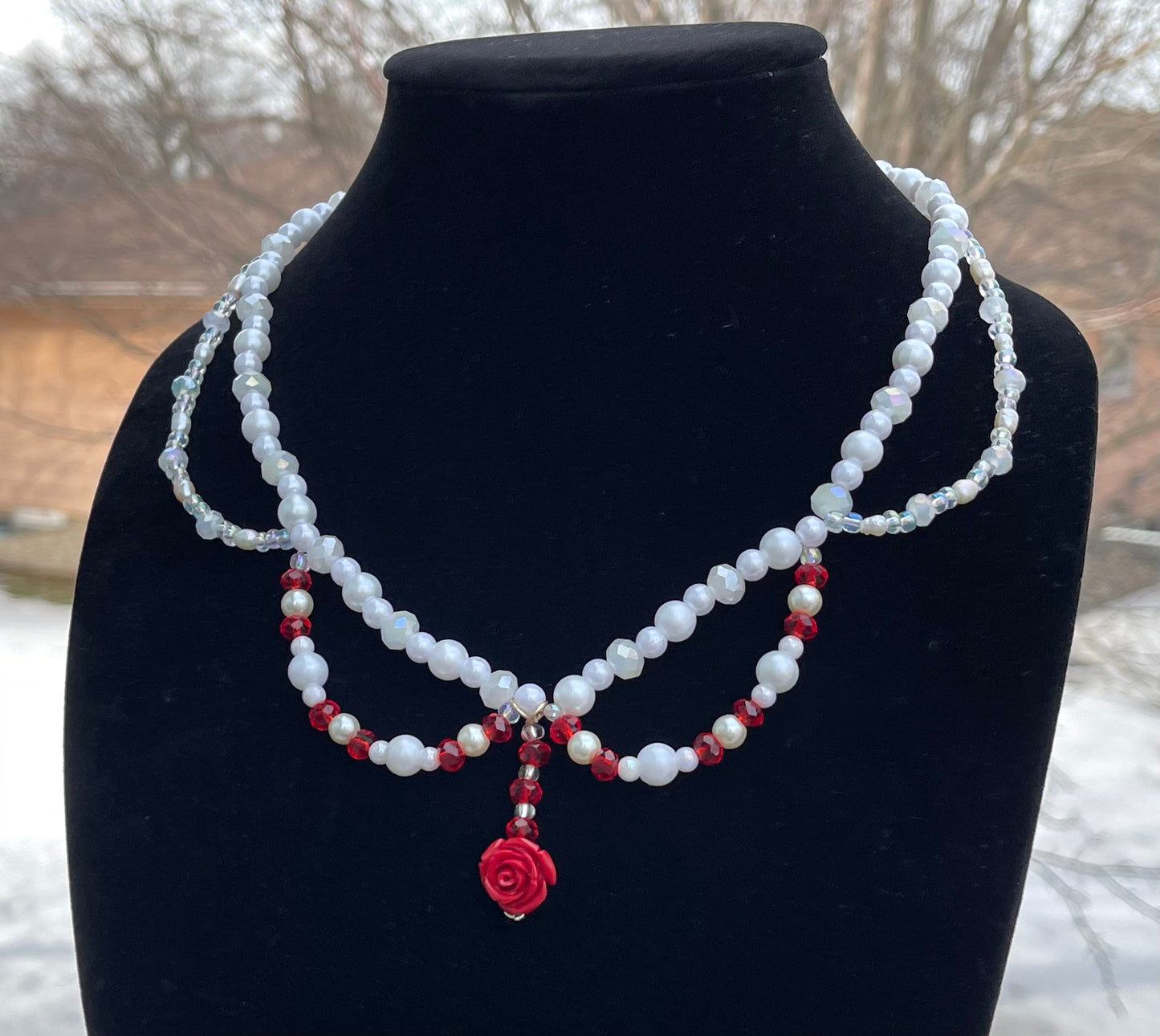 At The Manor - Martha Collection Beaded Necklace