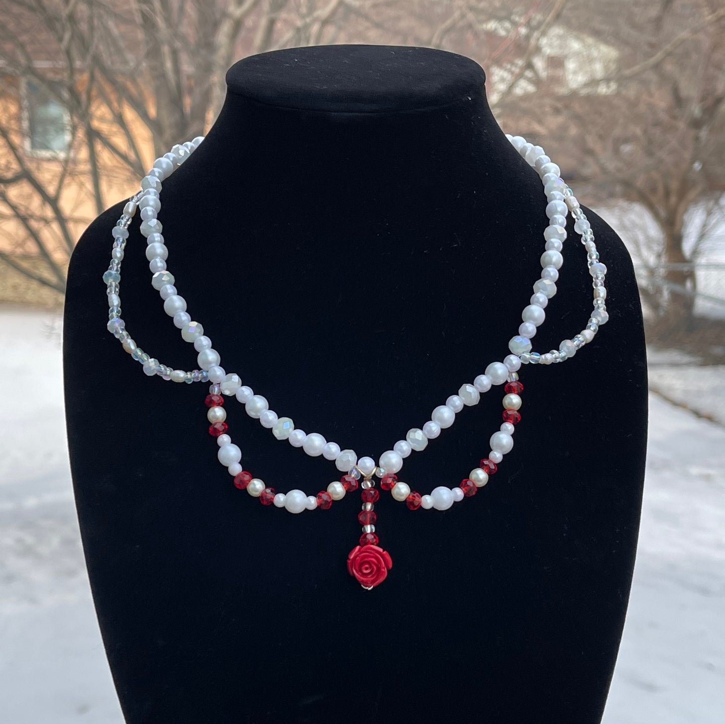 At The Manor - Martha Collection Beaded Necklace