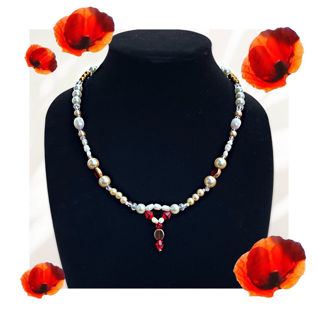 At The Theater - Martha Collection Beaded Necklace