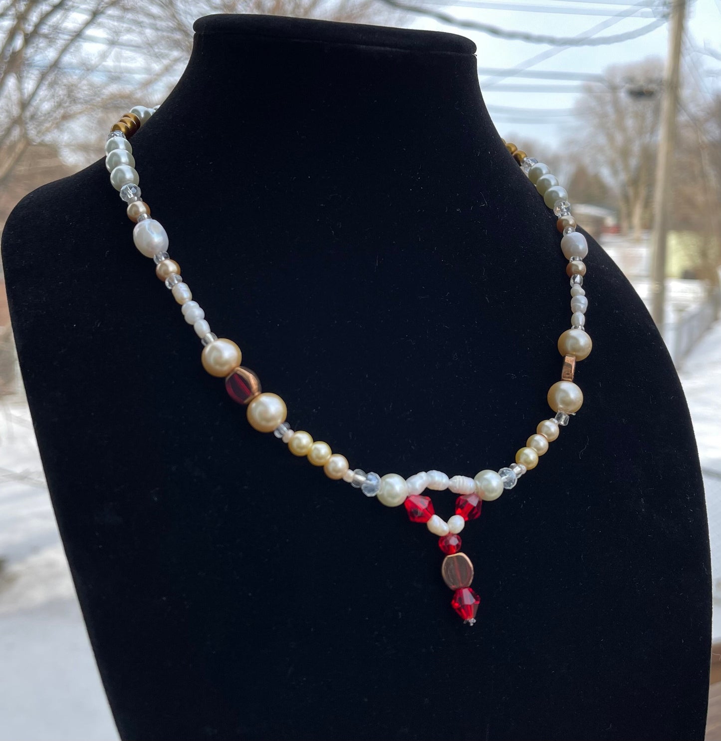 At The Theater - Martha Collection Beaded Necklace