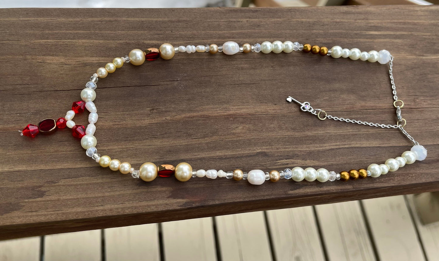 At The Theater - Martha Collection Beaded Necklace