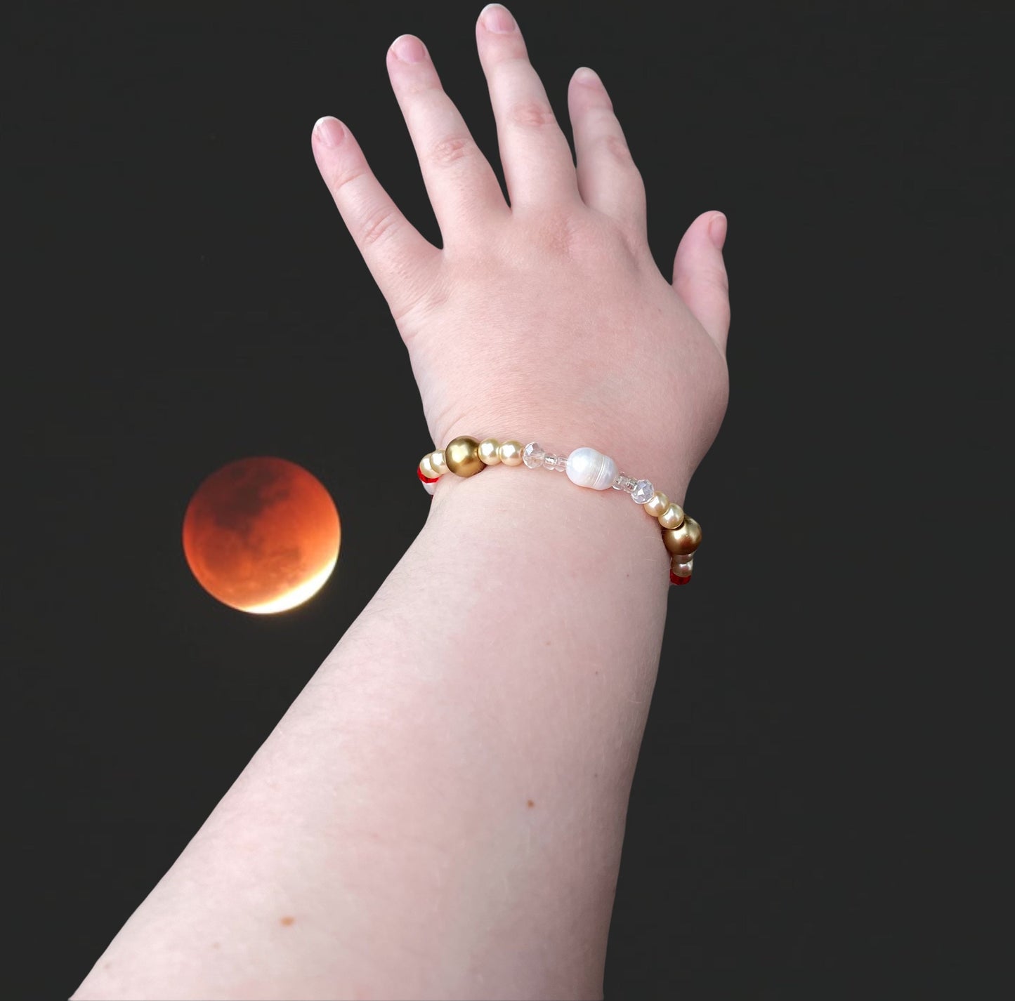 Rouge Bracelet and Earring Set - Martha Collection
