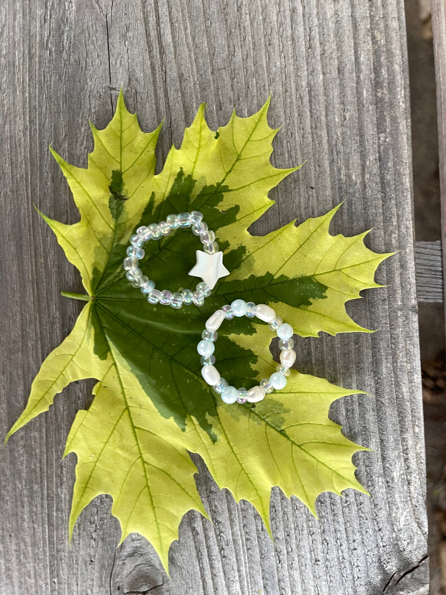 Dreamy 2-piece Beaded Ring Set