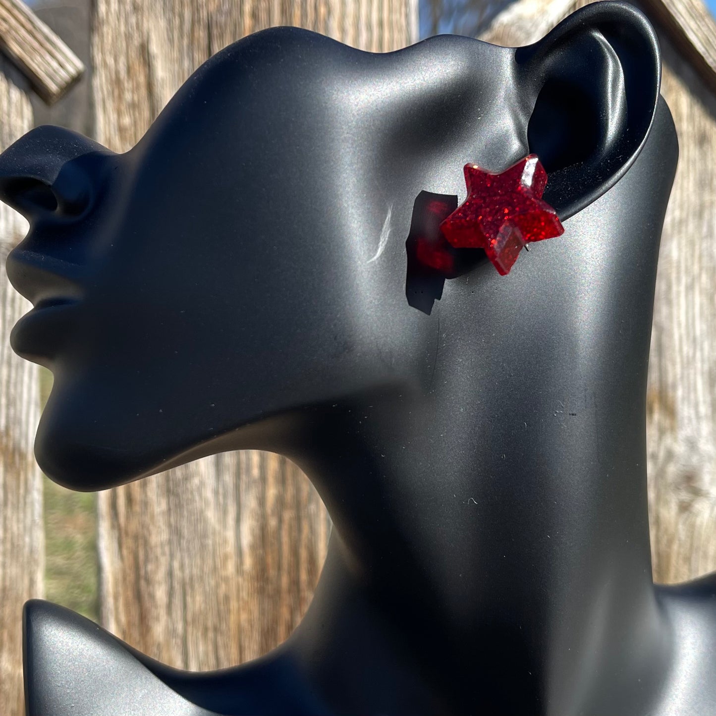 Mars Moon Cosplay Stud Earrings - Miracle Romance Collection