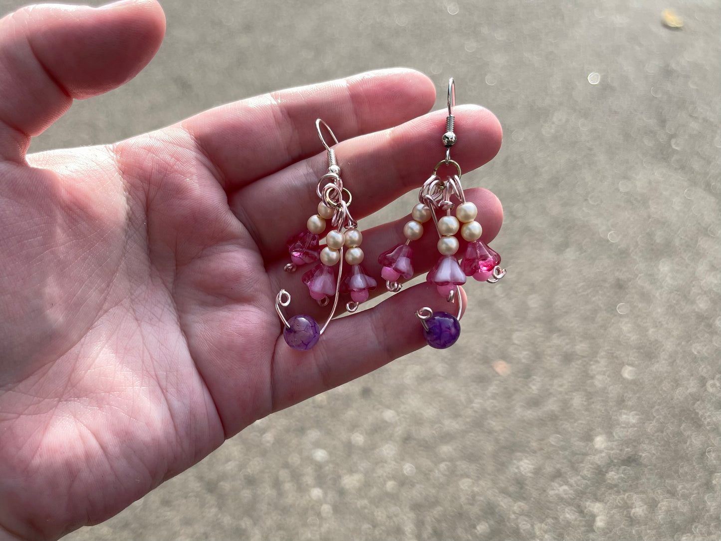 Pink Blossom Rose Quartz Jewelry Set