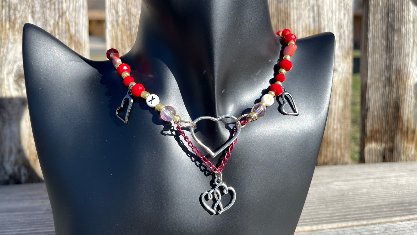 OOAK Lover XOXO Necklace