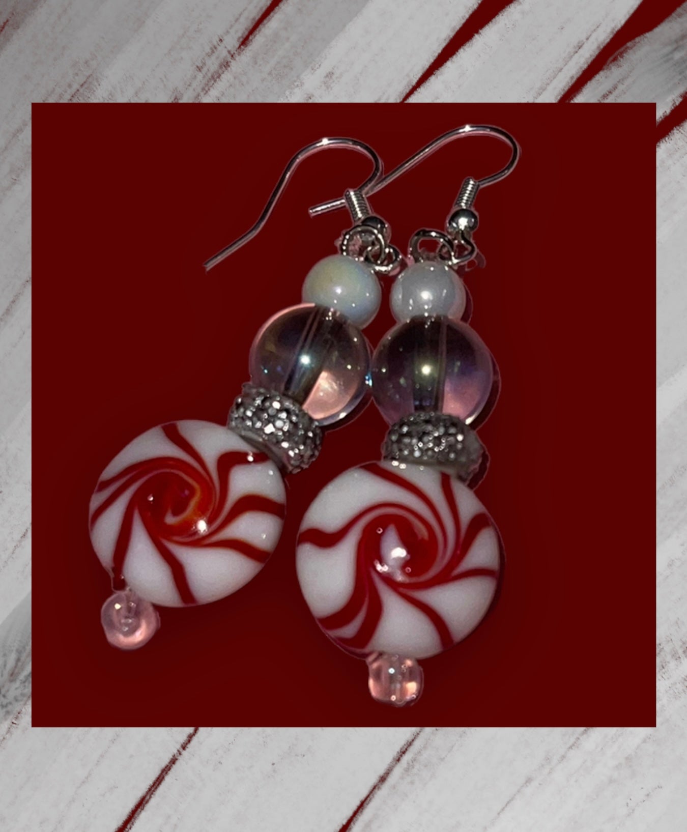 Peppermint Twist Earrings