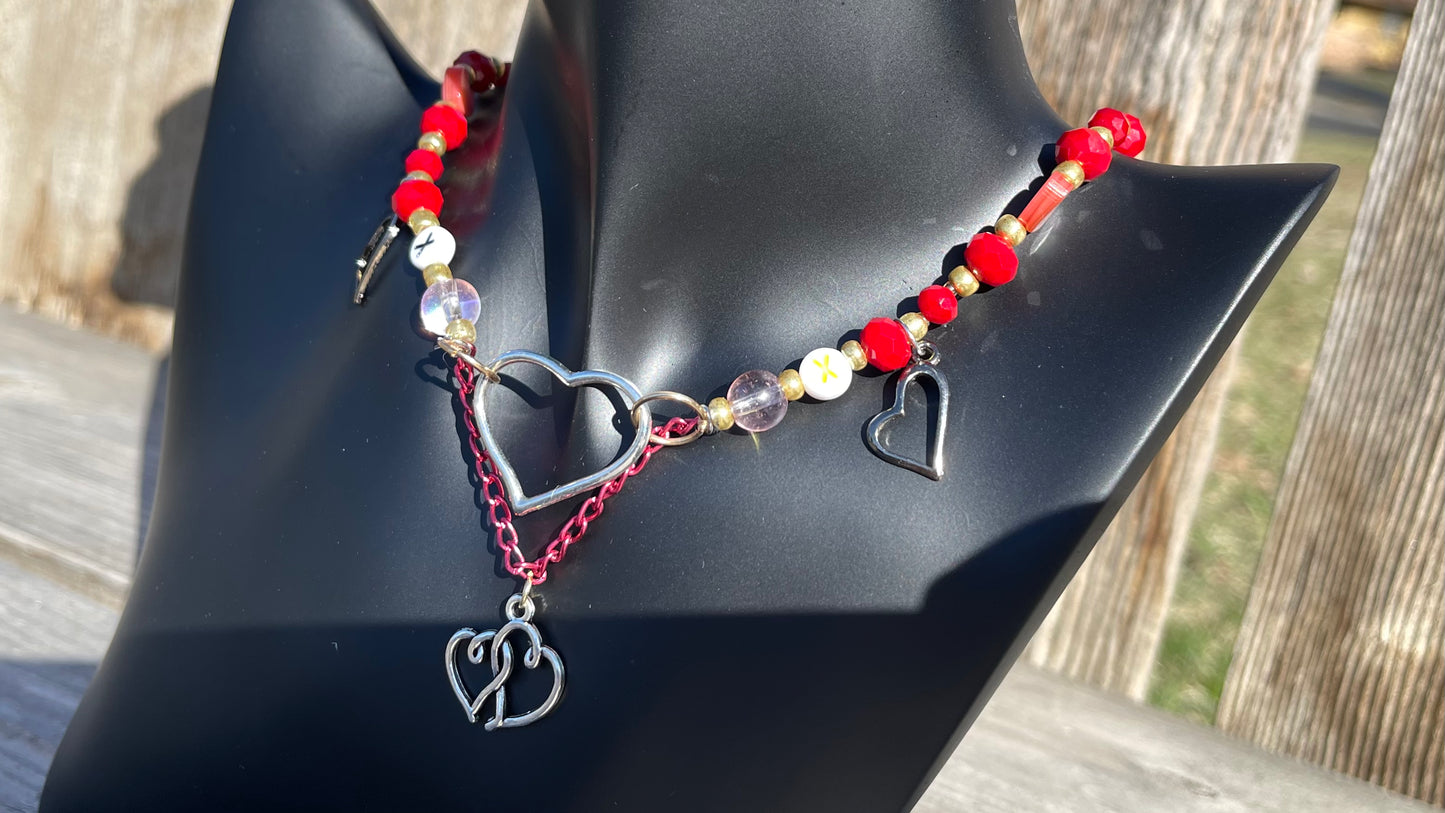 OOAK Lover XOXO Necklace