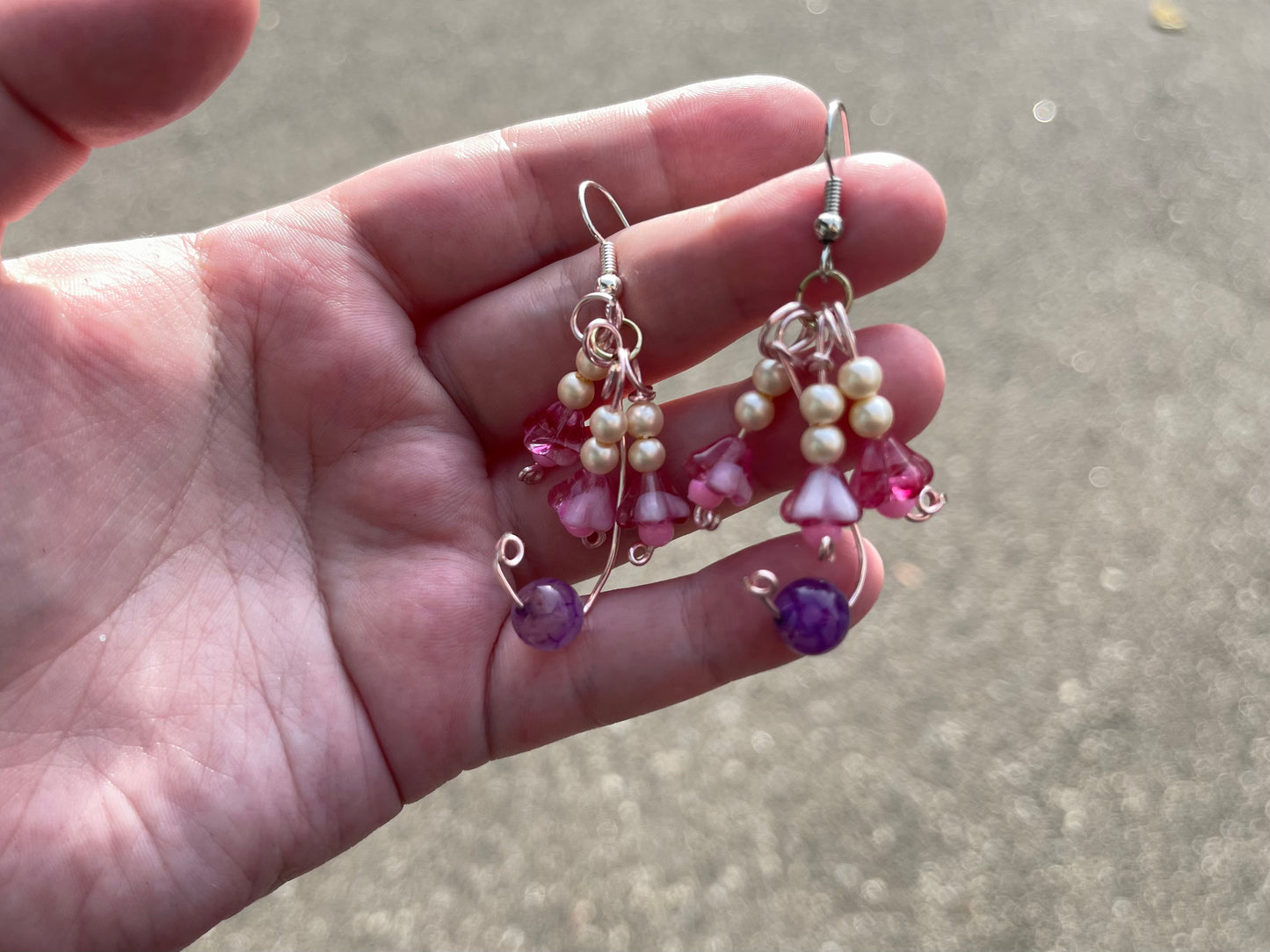 Pink Blossom Rose Quartz Jewelry Set