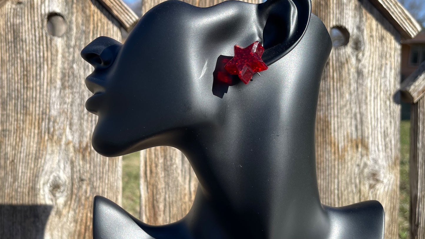 Mars Moon Cosplay Stud Earrings - Miracle Romance Collection