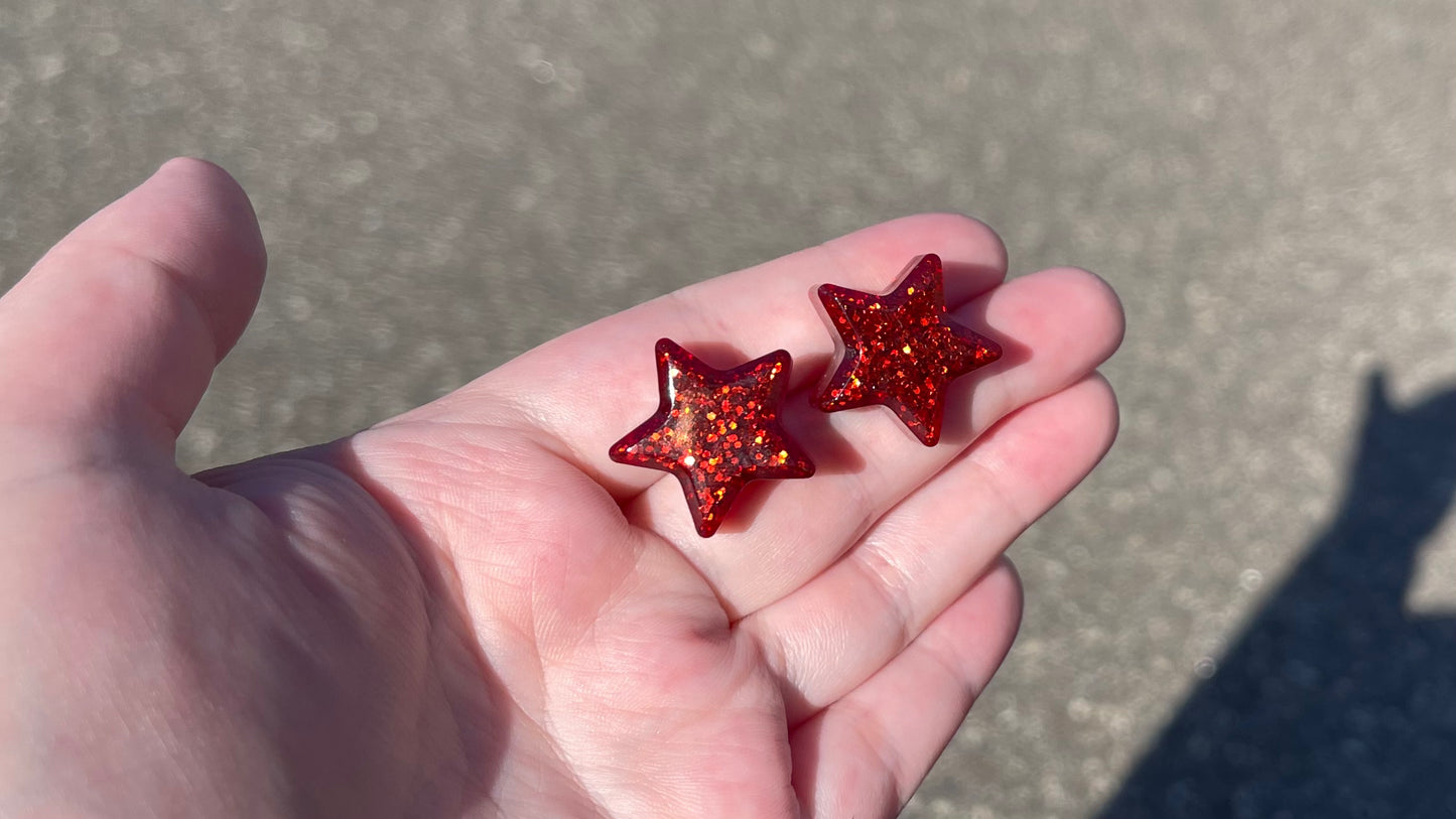 Mars Moon Cosplay Stud Earrings - Miracle Romance Collection