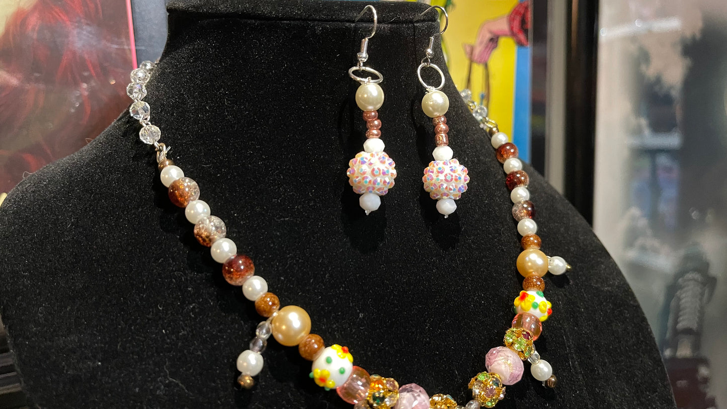 Forgotten Swan Necklace and Earring Set
