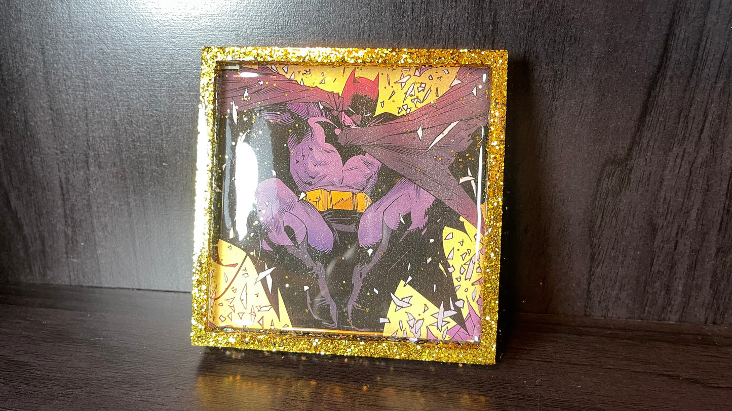 Bat Themed Resin Coaster