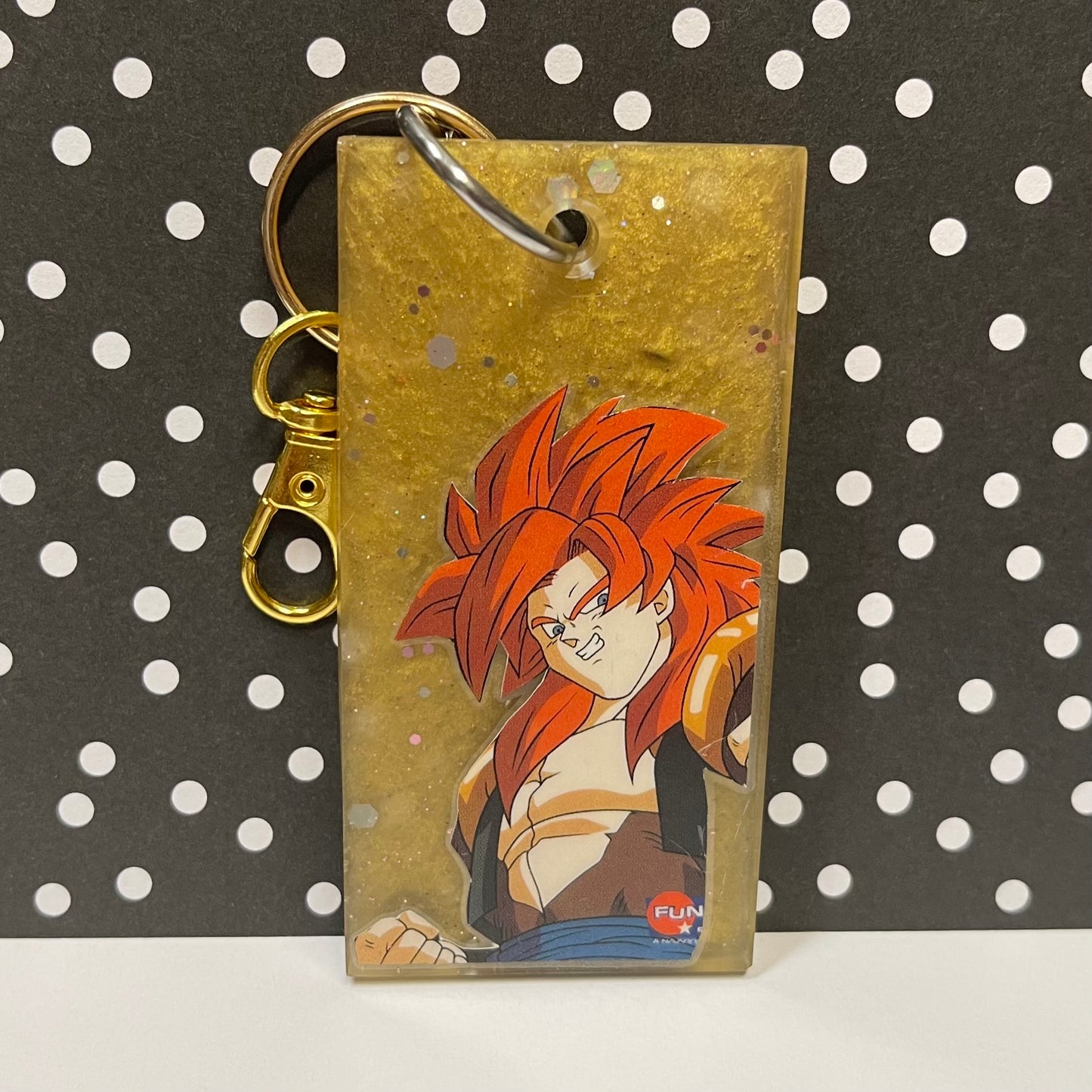 “Red Dragon” Comic Book Resin Large Keychain