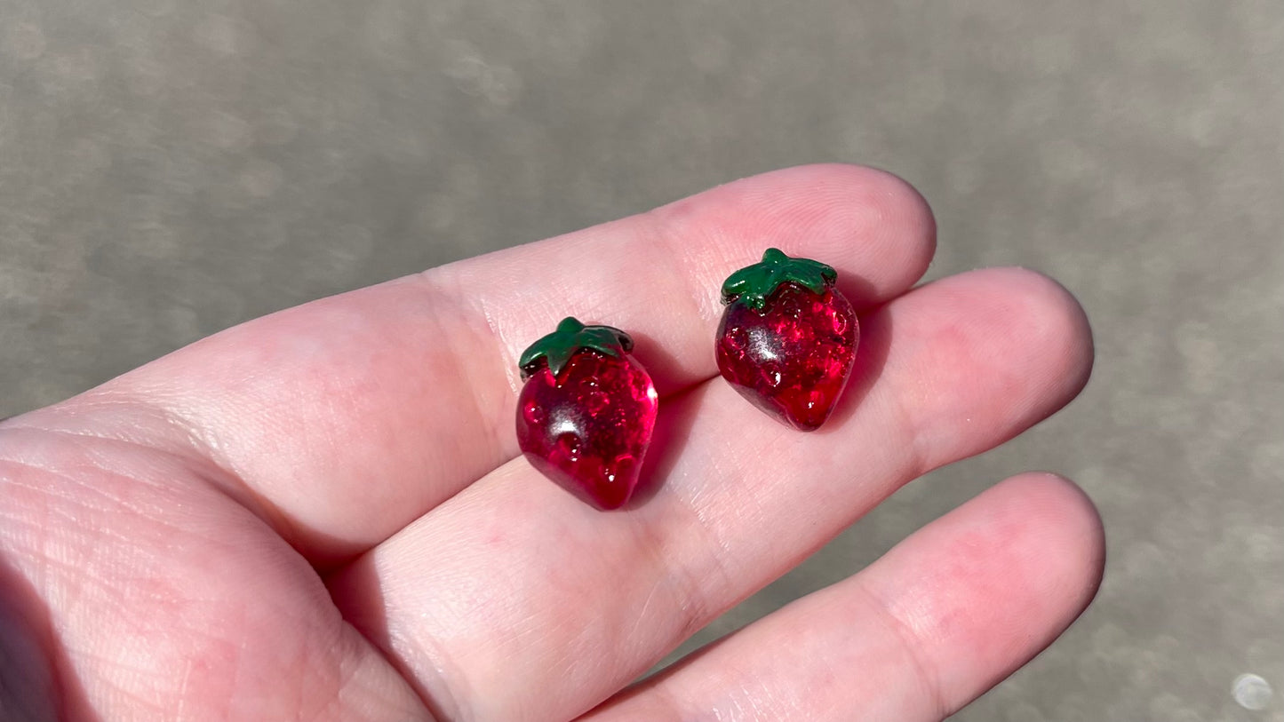 Strawberry Stud Earrings