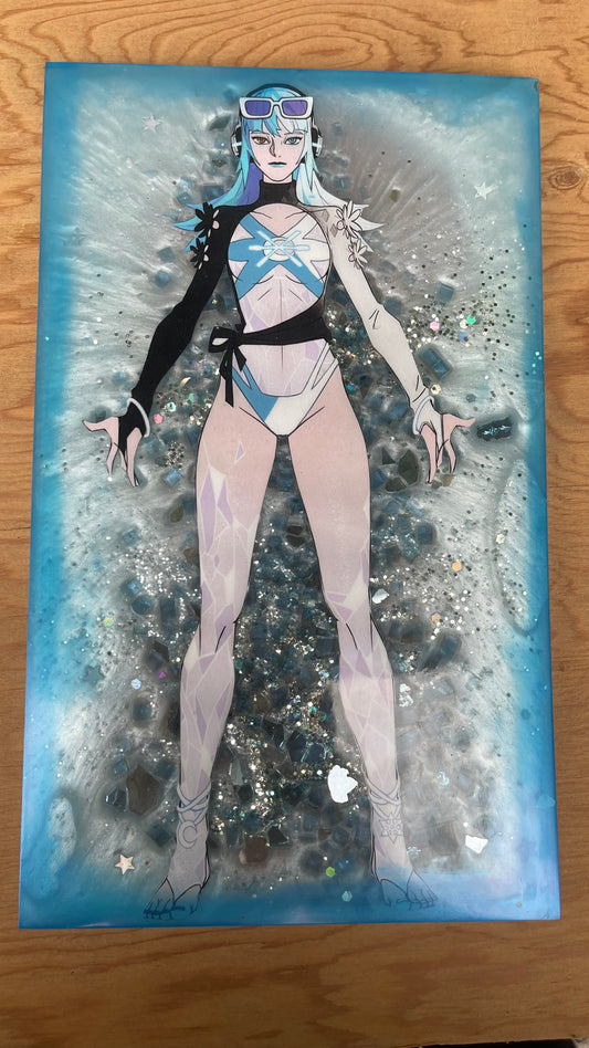 Cool Summer Comic Book Resin Large Tray