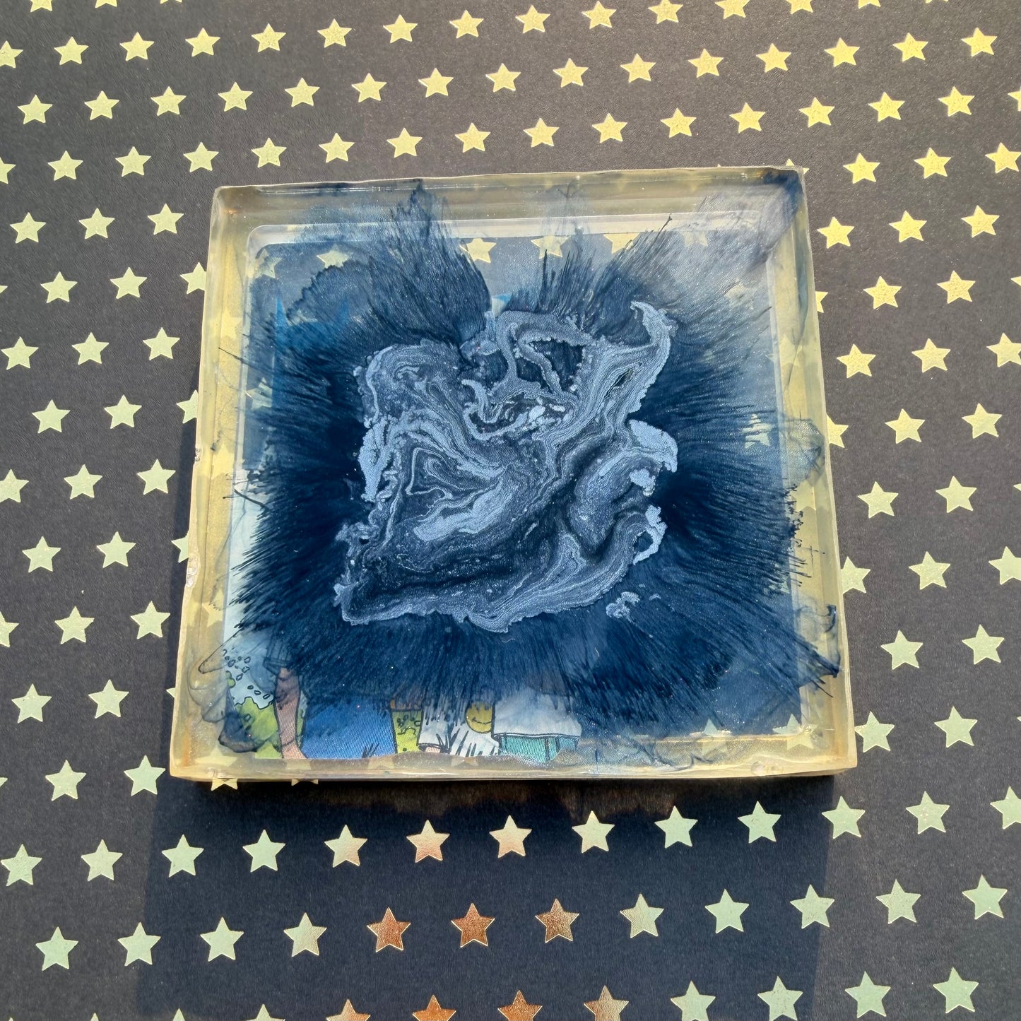 “Wonderful Justice” Comic Book Resin Coaster