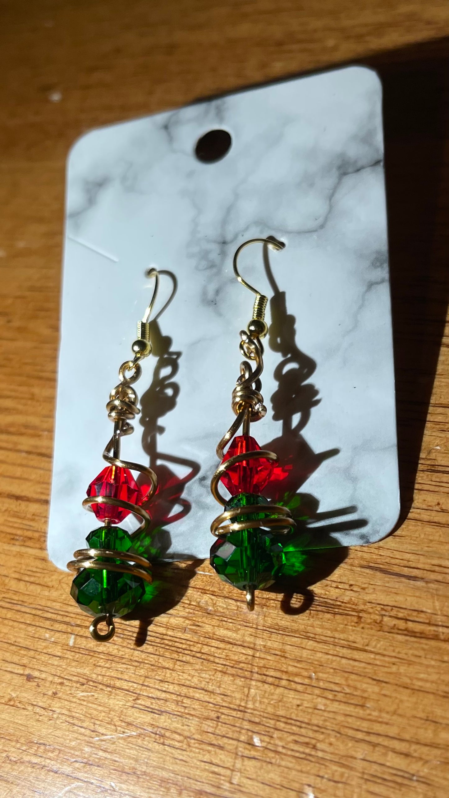 Festive Spiral Earrings