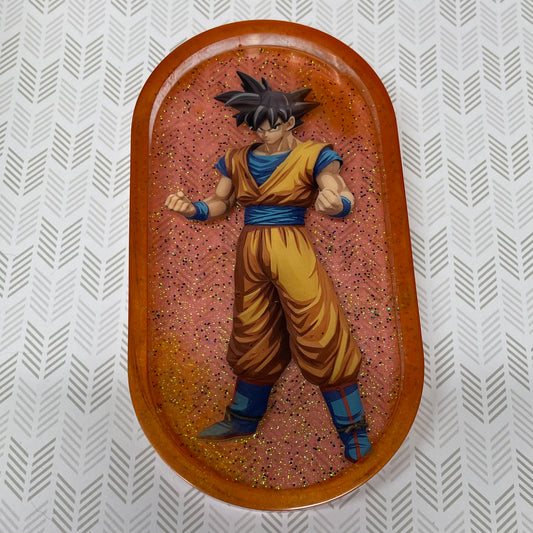 Orange Manga Resin Ash Tray