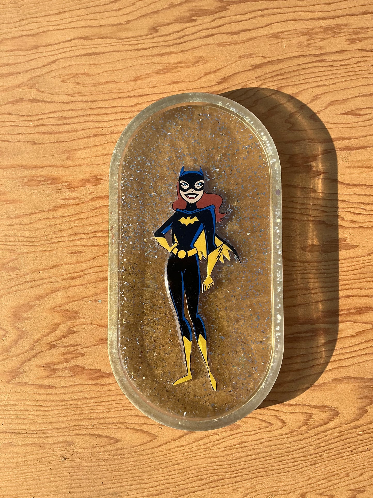 Golden Bat Comic Book Resin Coaster/Ash Tray