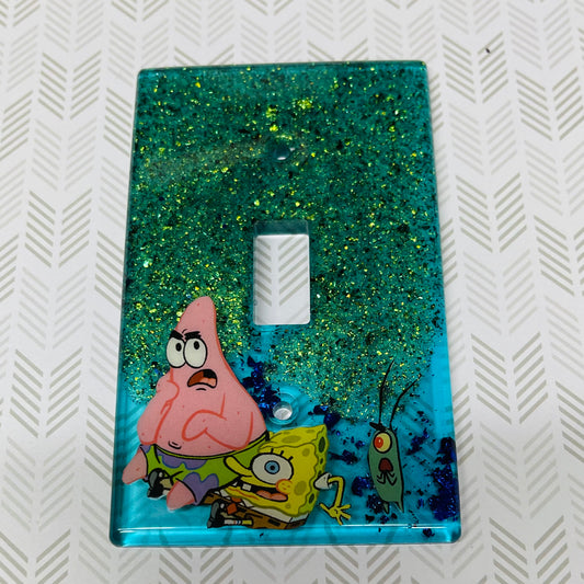 “Undersea” Comic Book Resin Light Switch Cover