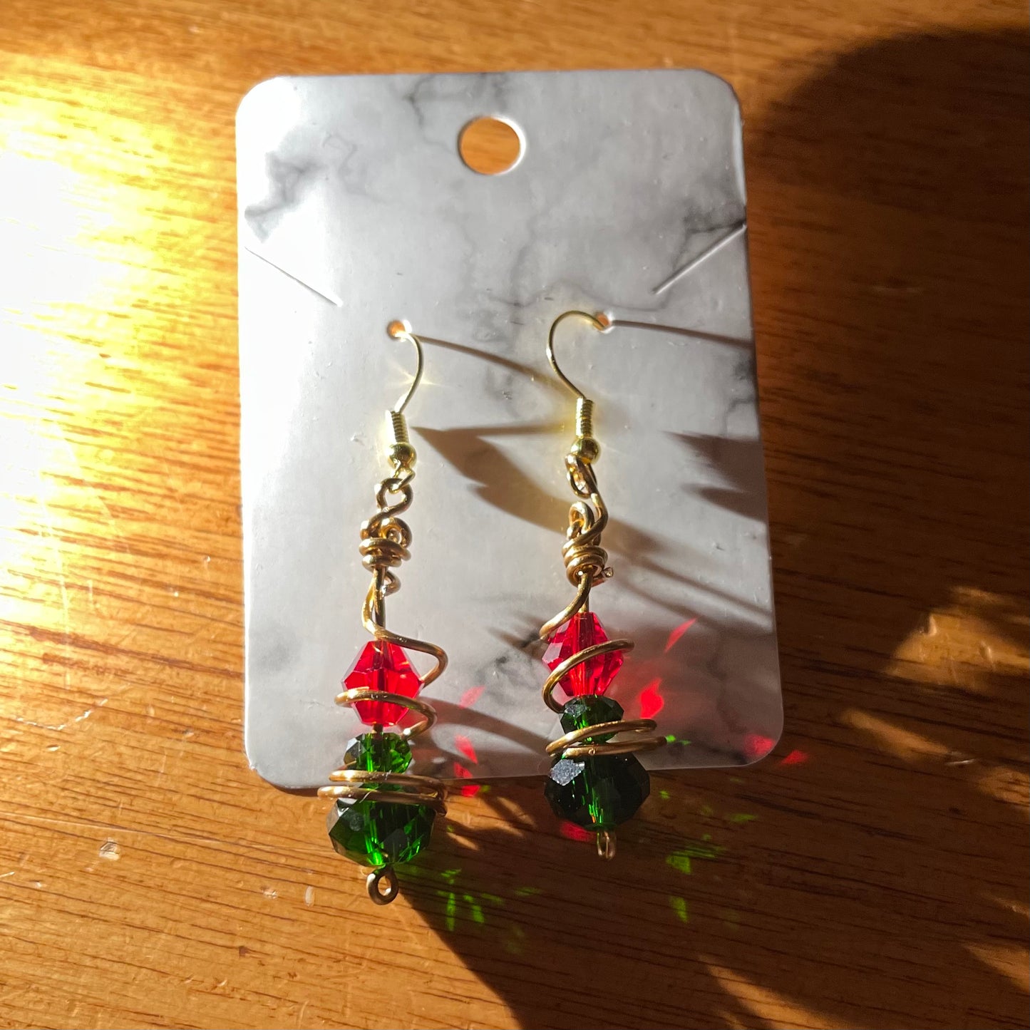 Festive Spiral Earrings