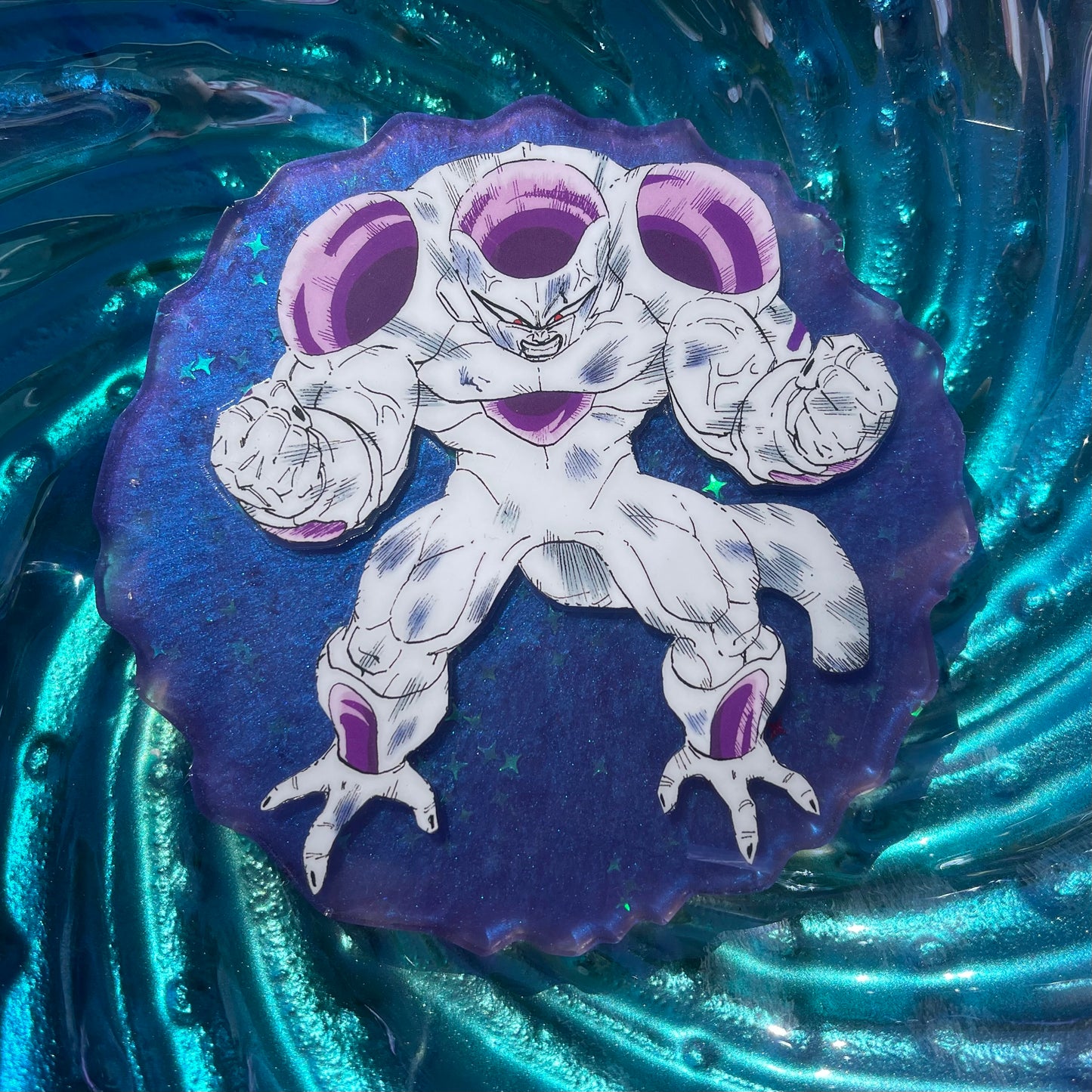 “Cold Alien” Manga Resin Coaster