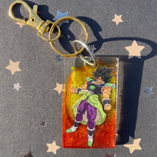 “Broccoli” Manga Resin Mini Keychain