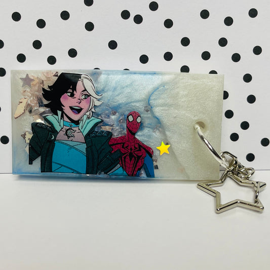 Icy Healer Comic Book Resin Keychain