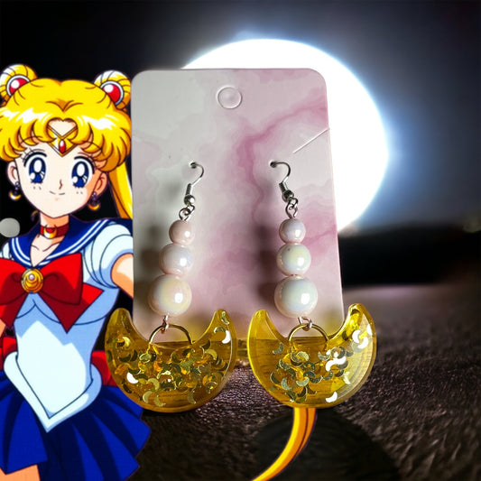 Moonlight Sailor Cosplay Earrings - Miracle Romance Collection