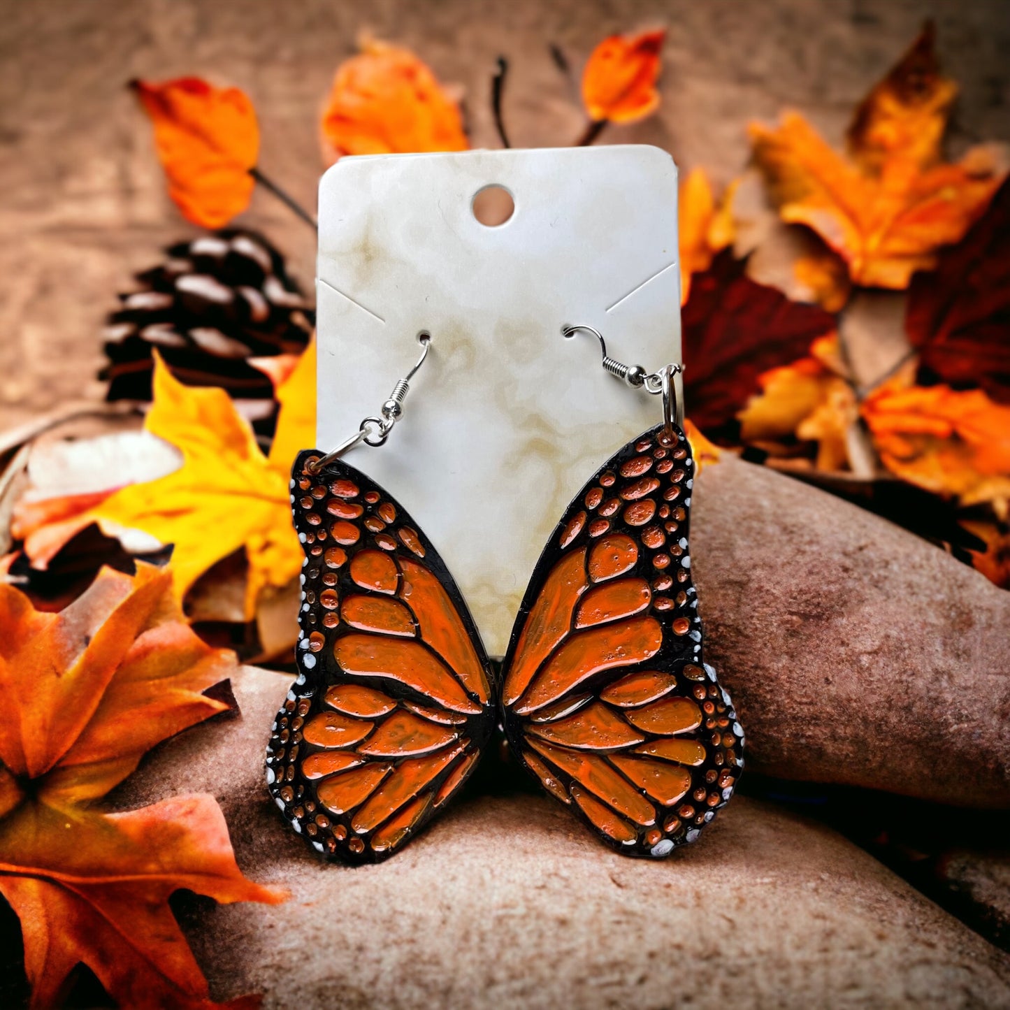 Monarch Butterfly Earrings